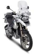 Pare-brise à flux d'air transparent, hauteur 420 - 540 mm,