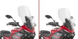Windschild, transparent, Maße 650 x 500 mm (HxB), f. Yamaha Tracer 7 (25-26)/7 GT (25-26), ABE in V.