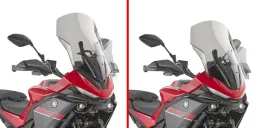 Windschild, getönt, Maße 555 x 460 mm (HxB), für Yamaha Tracer 7 (25-26)/7 GT (25-26), ABE in Vorb.