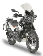 Pare-brise transparent,> 395 x 47 mm, ABE 38743