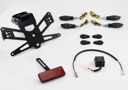 Komplett-Set Plug and Play Kennzeichenhalter mit 4 LED-Blinkern